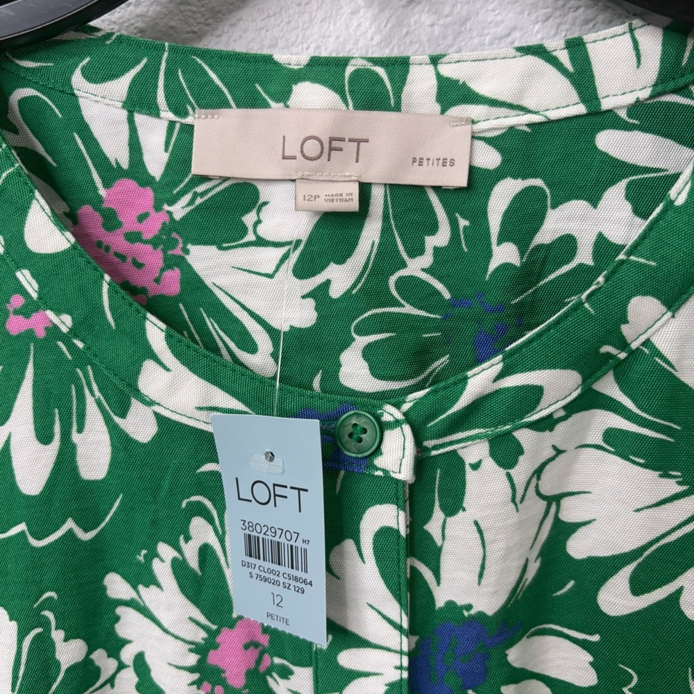 Loft Size 12 Petite Maxi Dress NWT - Picture 4 of 8